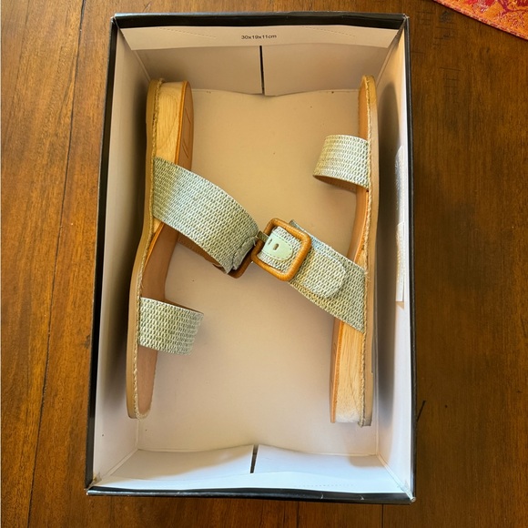 DOLCE VITA Mint Raffia PEIO Sandal • 7.5 - Picture 7 of 8